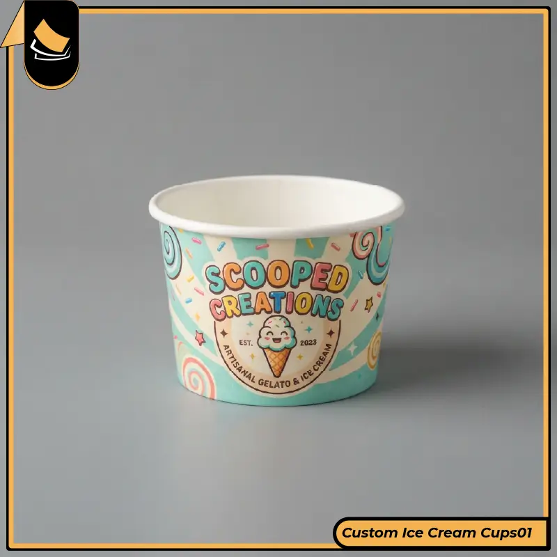 Custom Ice Cream Cups