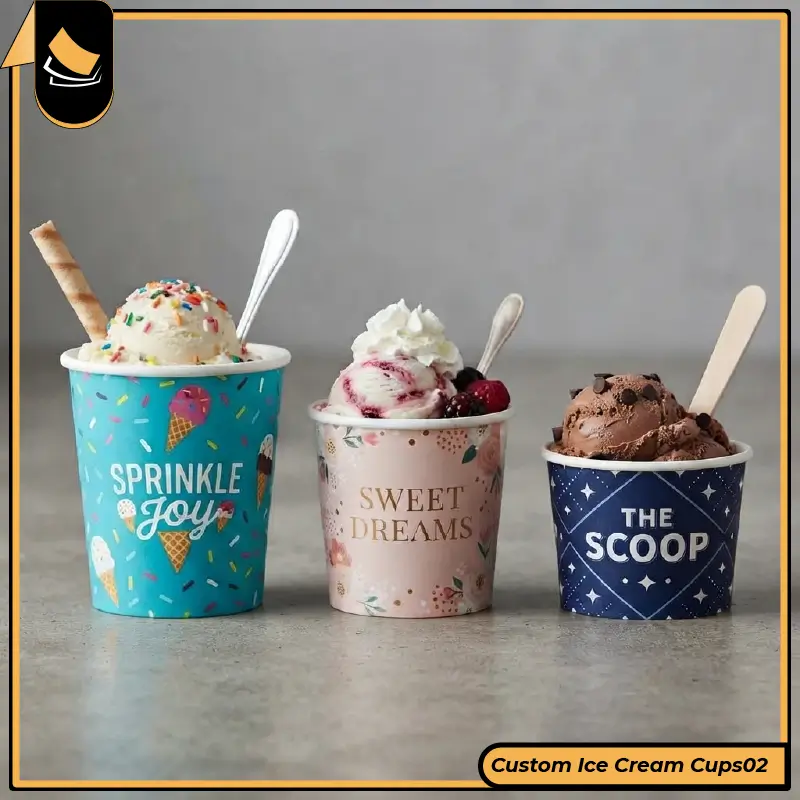 Custom Ice Cream Cups