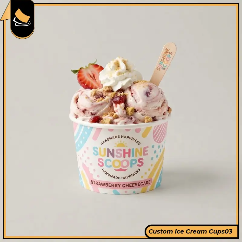 Custom Ice Cream Cups