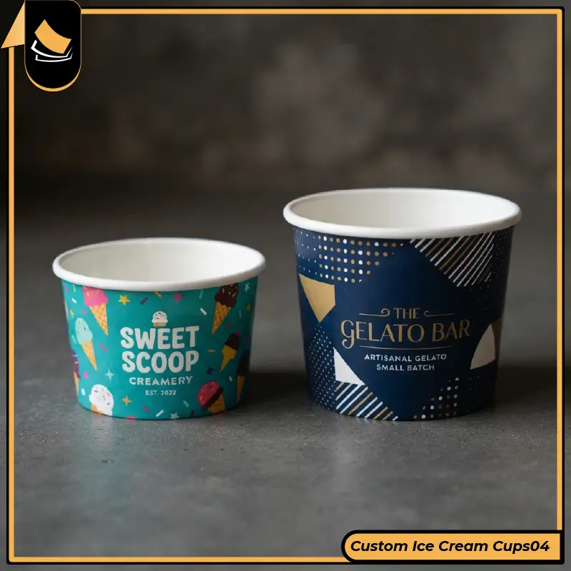 Custom Ice Cream Cups