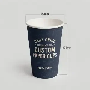 Custom Single Wall Paper Cups